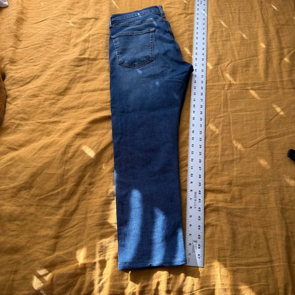 Levi Strauss 502 Mens Blue Denim Jeans W33 L30‎ Taper Fit Waterless